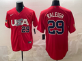 USA National Embroidered Baseball Team 2026 World Cup Team Jersey T-shirt