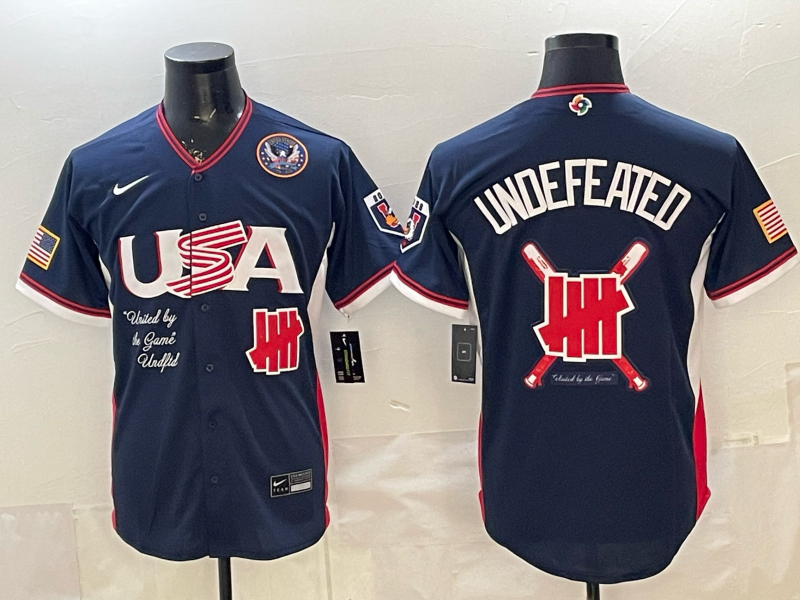USA National Embroidered Baseball Team 2026 World Cup Team Jersey T-shirt
