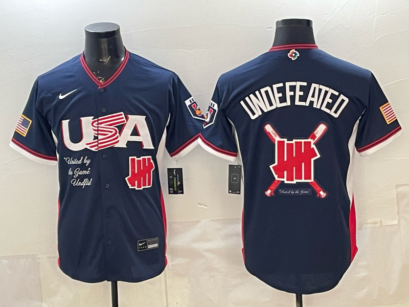 USA National Embroidered Baseball Team 2026 World Cup Team Jersey T-shirt