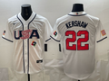 USA National Embroidered Baseball Team 2026 World Cup Team Jersey T-shirt