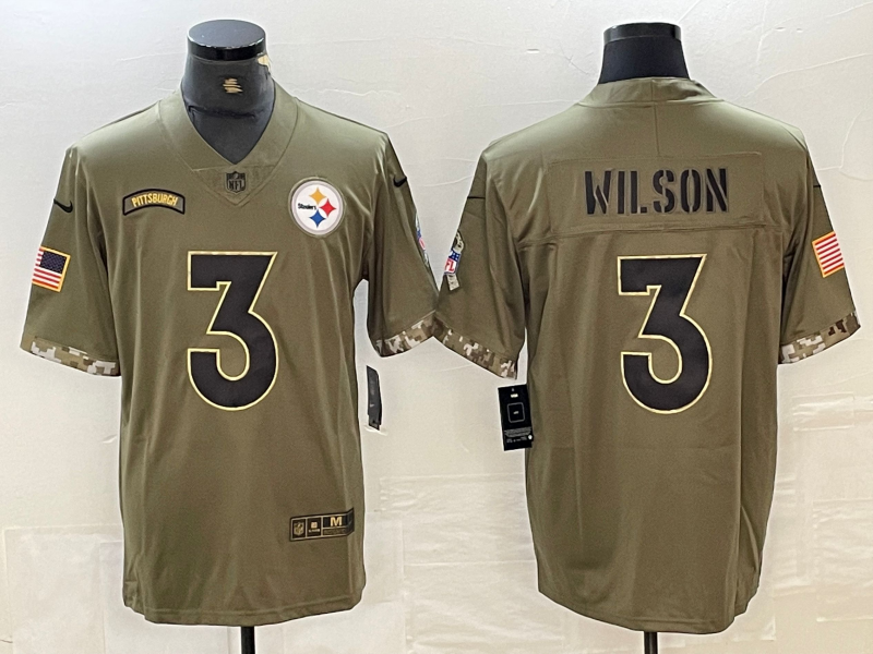 NFL Pittsburgh Steelers #3 Russell Wilson Jersey – Men's Fan Apparel S-XXXL