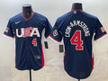 USA National Embroidered Baseball Team 2026 World Cup Team Jersey T-shirt
