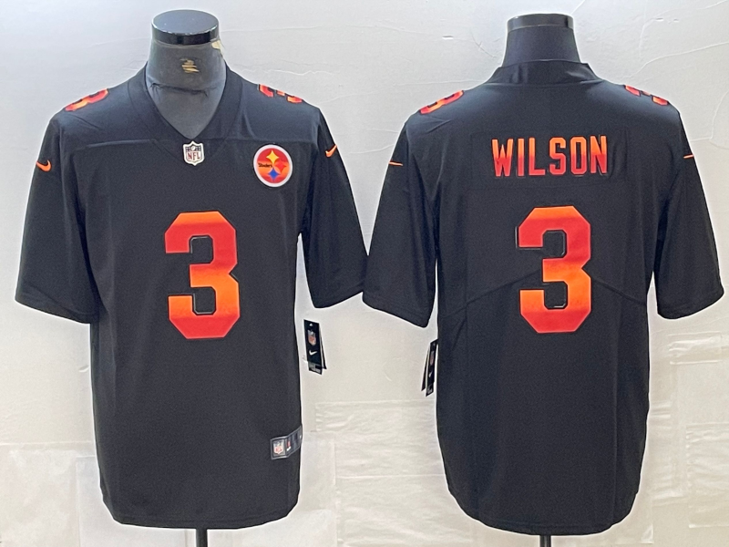 NFL Pittsburgh Steelers #3 Russell Wilson Jersey – Men's Fan Apparel S-XXXL