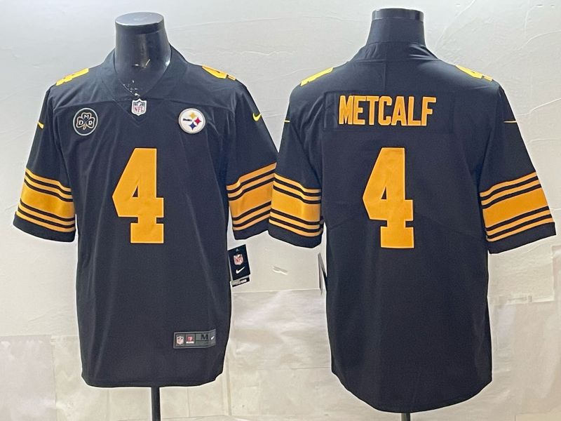 NFL Pittsburgh Steelers #4 DK Metcalf Jersey – Men's Fan Apparel S-XXXL