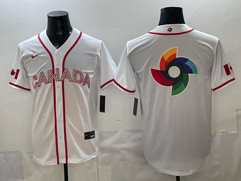 CANADA National Embroidered Baseball Team 2026 World Cup Team Jersey T-shirt