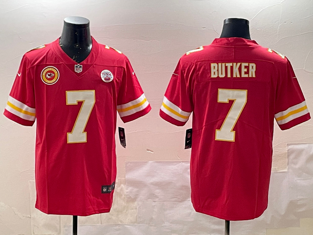 Kansas City Chiefs NFL Super Bowl #7 Jersey