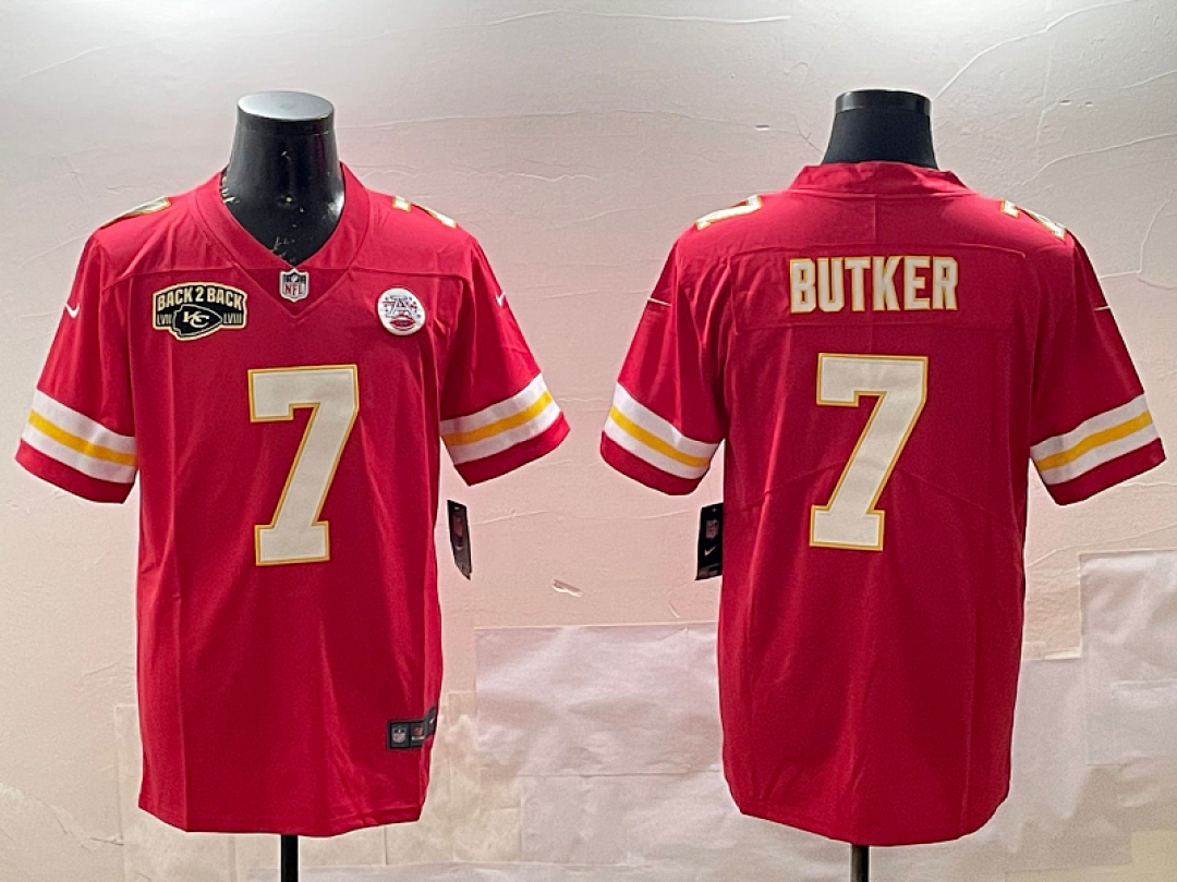 Kansas City Chiefs NFL Super Bowl #7 Jersey