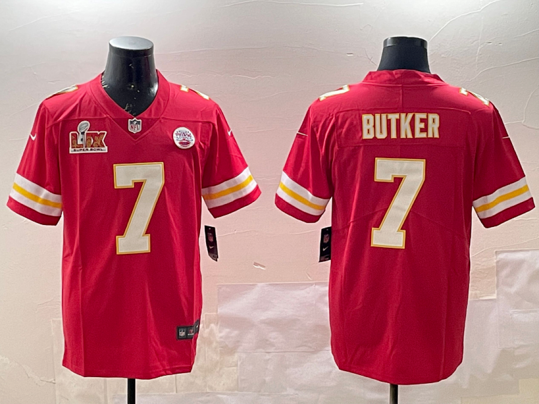 Kansas City Chiefs NFL Super Bowl #7 Jersey