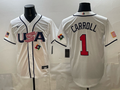 USA National Embroidered Baseball Team 2026 World Cup Team Jersey T-shirt