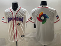 Dominican National Embroidered Baseball Team 2026 World Cup Team Jersey T-shirt