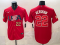 USA National Embroidered Baseball Team 2026 World Cup Team Jersey T-shirt