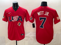 USA National Embroidered Baseball Team 2026 World Cup Team Jersey T-shirt