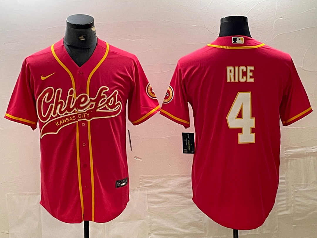 Kansas City Chiefs NFL Super Bowl #4 Jersey
