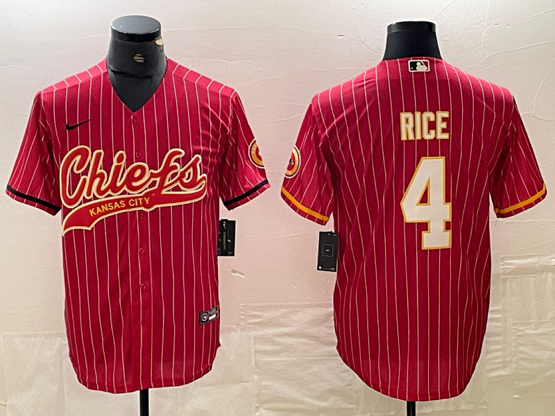 Kansas City Chiefs NFL Super Bowl #4 Jersey