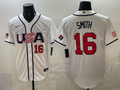 USA National Embroidered Baseball Team 2026 World Cup Team Jersey T-shirt