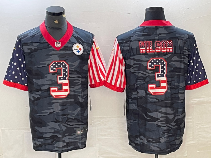 NFL Pittsburgh Steelers #3 Russell Wilson Jersey – Men's Fan Apparel S-XXXL