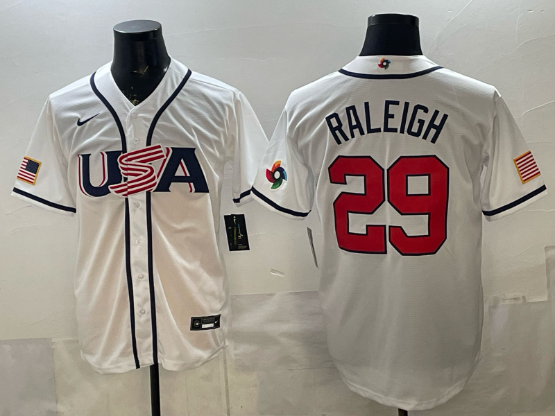USA National Embroidered Baseball Team 2026 World Cup Team Jersey T-shirt