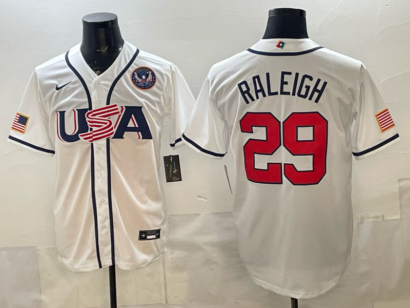 USA National Embroidered Baseball Team 2026 World Cup Team Jersey T-shirt