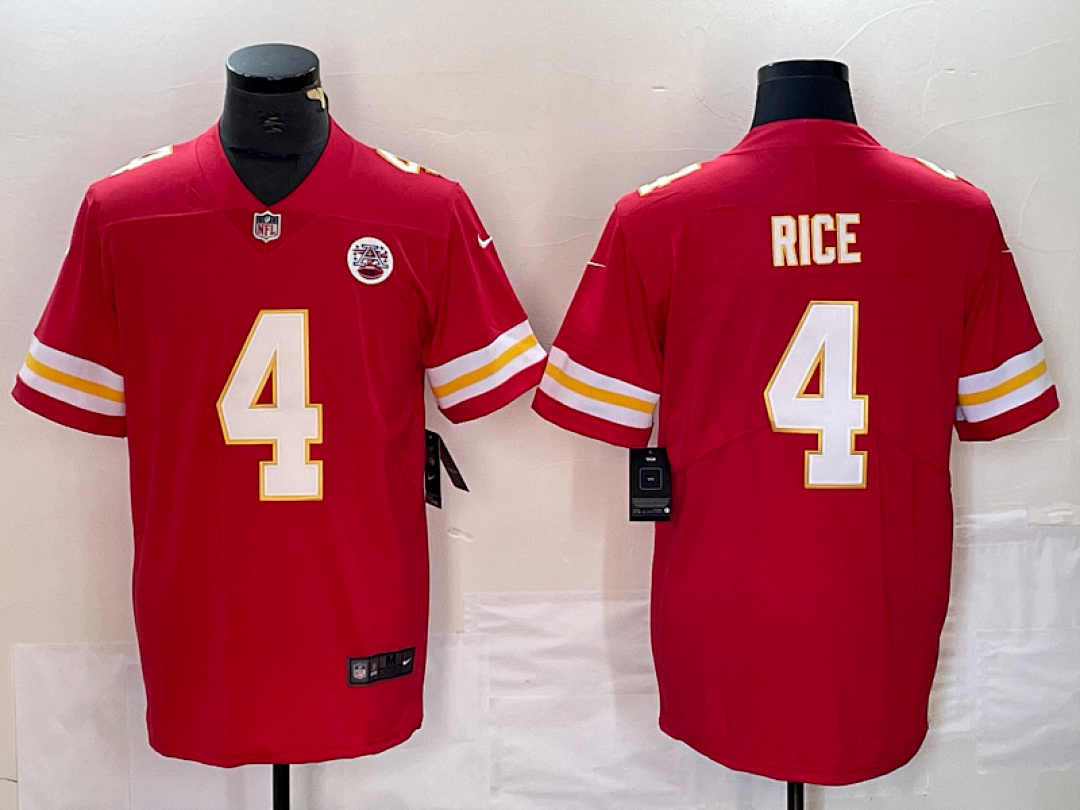 Kansas City Chiefs NFL Super Bowl #4 Jersey