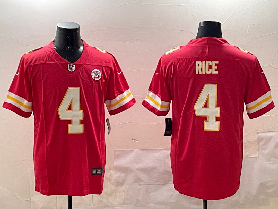 Kansas City Chiefs NFL Super Bowl #4 Jersey