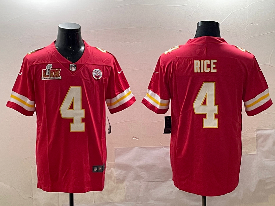 Kansas City Chiefs NFL Super Bowl #4 Jersey