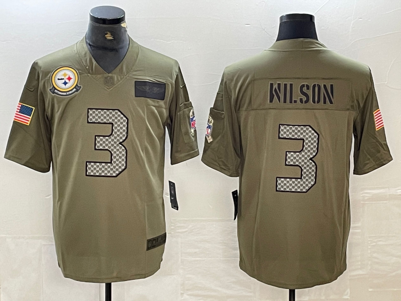 NFL Pittsburgh Steelers #3 Russell Wilson Jersey – Men's Fan Apparel S-XXXL