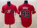 USA National Embroidered Baseball Team 2026 World Cup Team Jersey T-shirt