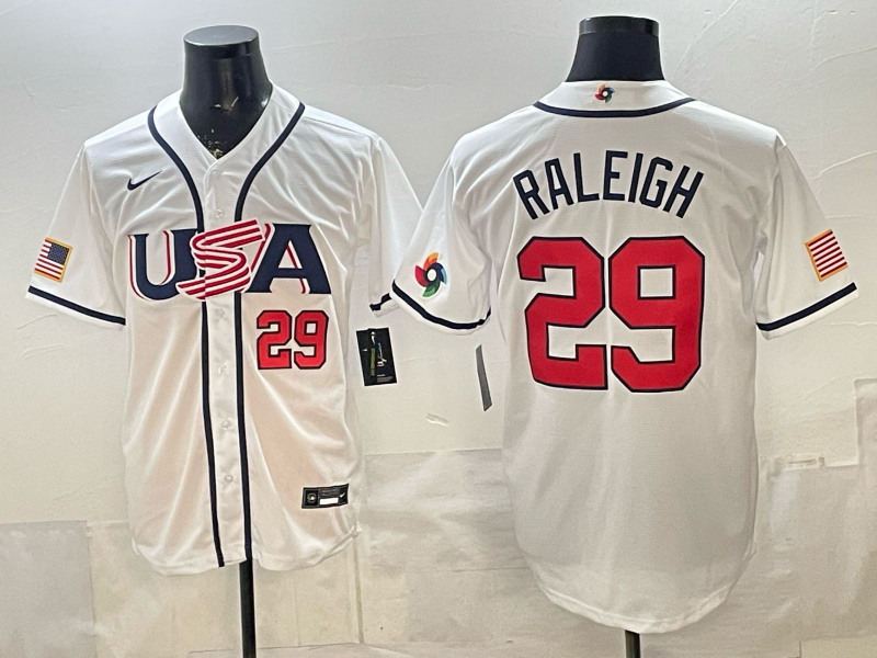 USA National Embroidered Baseball Team 2026 World Cup Team Jersey T-shirt