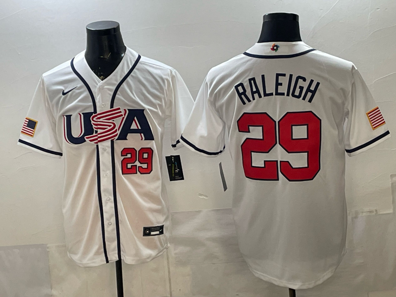 USA National Embroidered Baseball Team 2026 World Cup Team Jersey T-shirt
