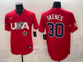 USA National Embroidered Baseball Team 2026 World Cup Team Jersey T-shirt