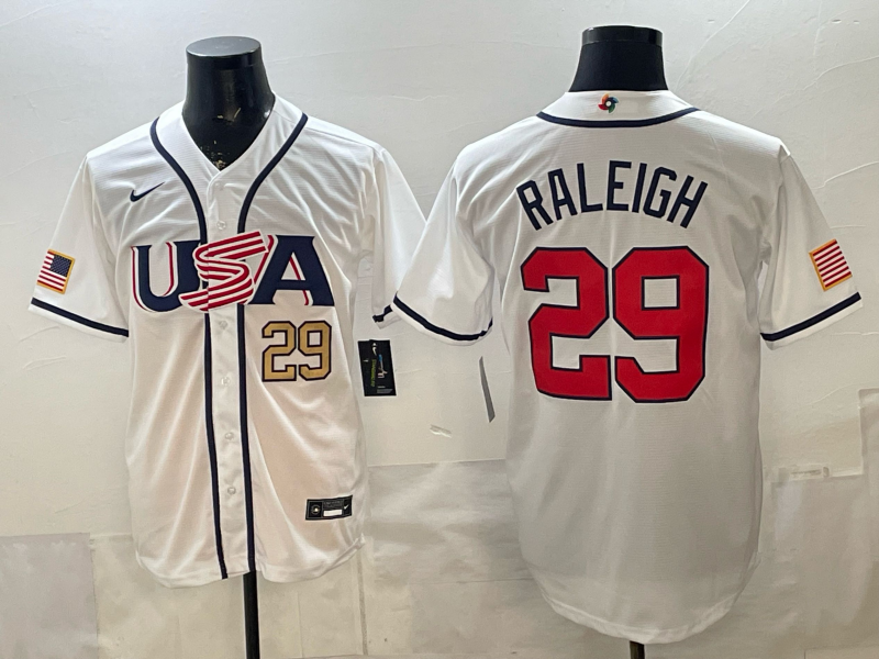 USA National Embroidered Baseball Team 2026 World Cup Team Jersey T-shirt