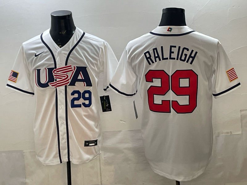 USA National Embroidered Baseball Team 2026 World Cup Team Jersey T-shirt