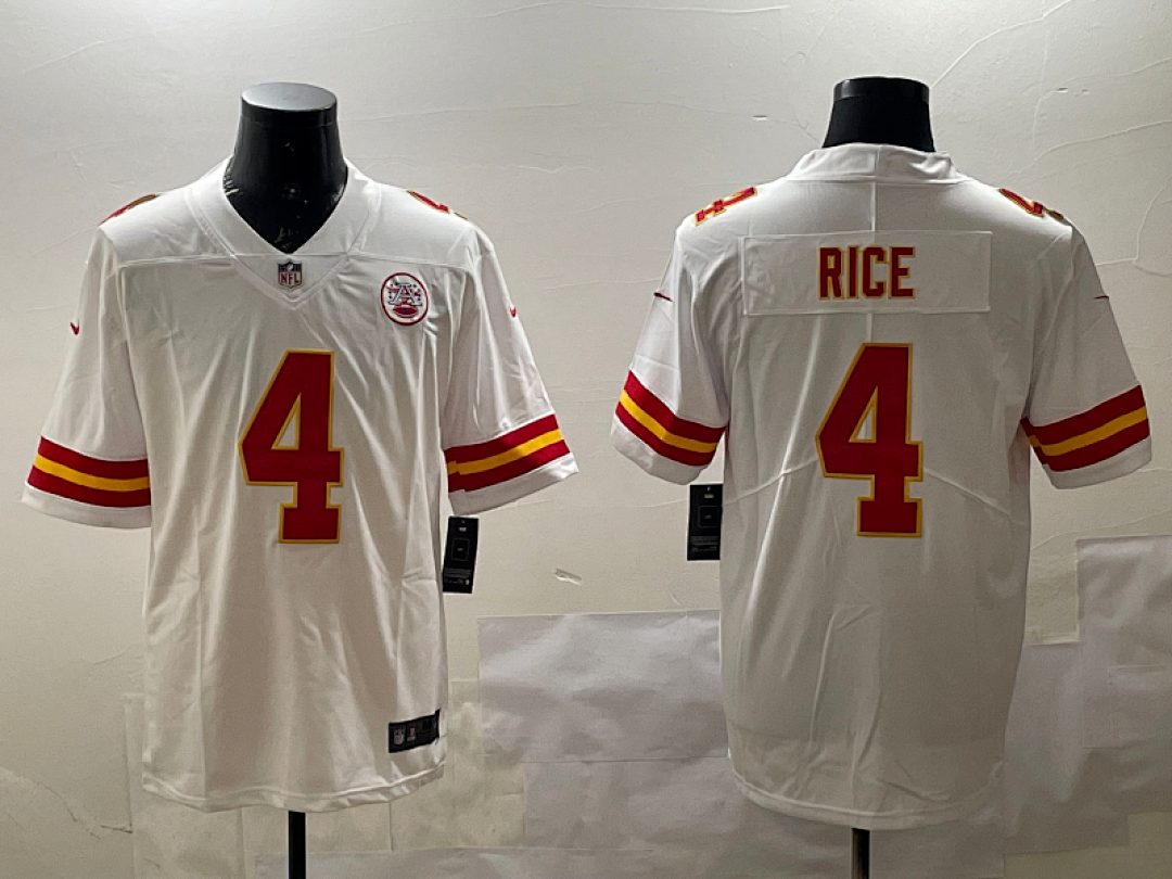 Kansas City Chiefs NFL Super Bowl #4 Jersey