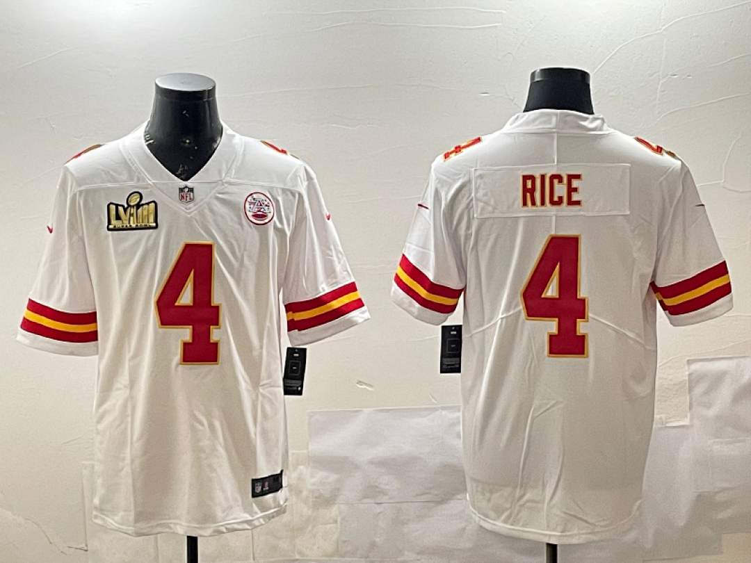 Kansas City Chiefs NFL Super Bowl #4 Jersey