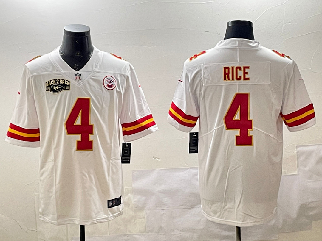 Kansas City Chiefs NFL Super Bowl #4 Jersey