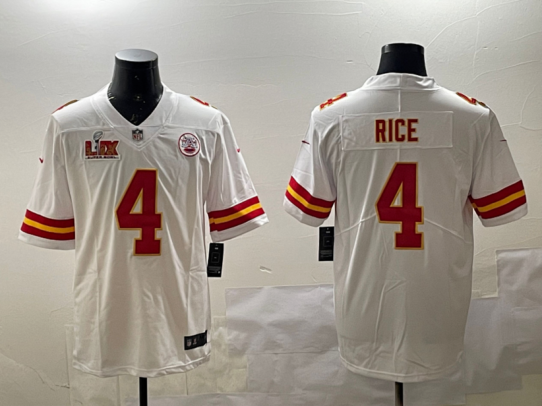 Kansas City Chiefs NFL Super Bowl #4 Jersey