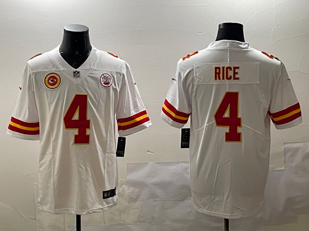 Kansas City Chiefs NFL Super Bowl #4 Jersey