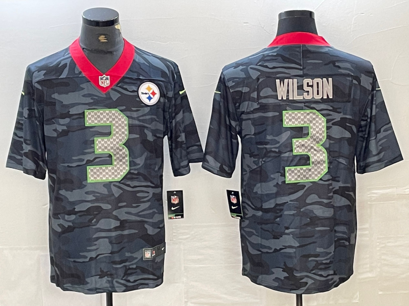 NFL Pittsburgh Steelers #3 Russell Wilson Jersey – Men's Fan Apparel S-XXXL