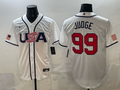 USA National Embroidered Baseball Team 2026 World Cup Team Jersey T-shirt