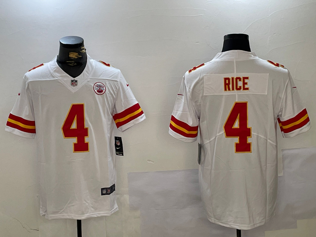 Kansas City Chiefs NFL Super Bowl #4 Jersey