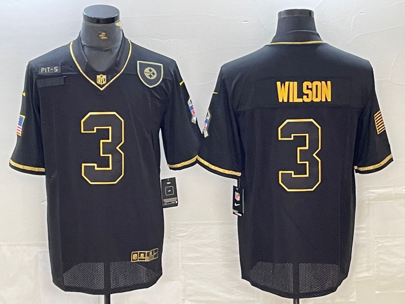 NFL Pittsburgh Steelers #3 Russell Wilson Jersey – Men's Fan Apparel S-XXXL
