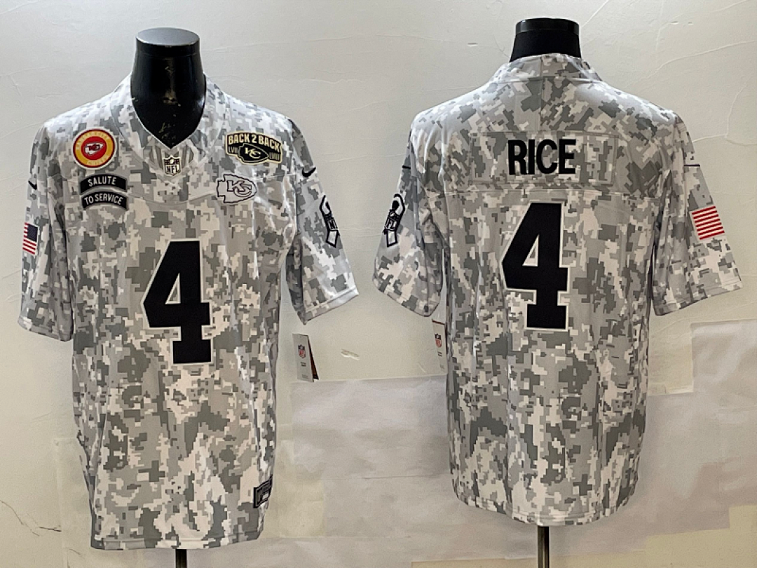 Kansas City Chiefs NFL Super Bowl #4 Jersey