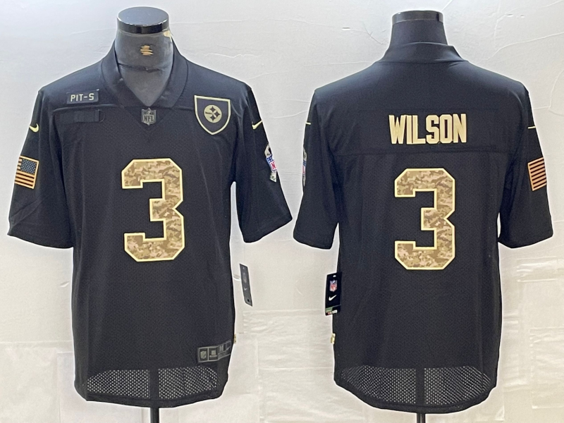 NFL Pittsburgh Steelers #3 Russell Wilson Jersey – Men's Fan Apparel S-XXXL