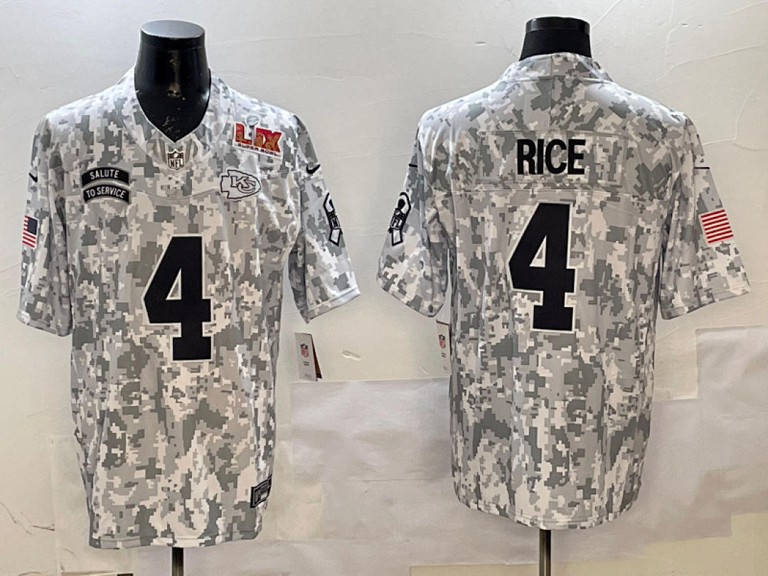 Kansas City Chiefs NFL Super Bowl #4 Jersey