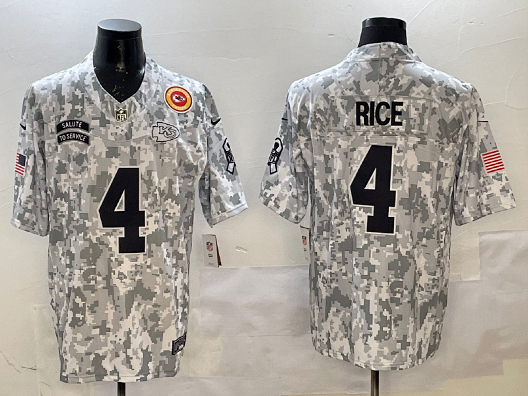 Kansas City Chiefs NFL Super Bowl #4 Jersey