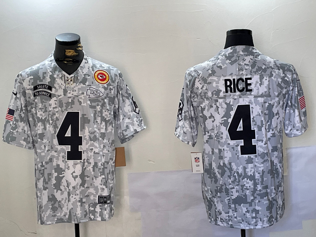 Kansas City Chiefs NFL Super Bowl #4 Jersey