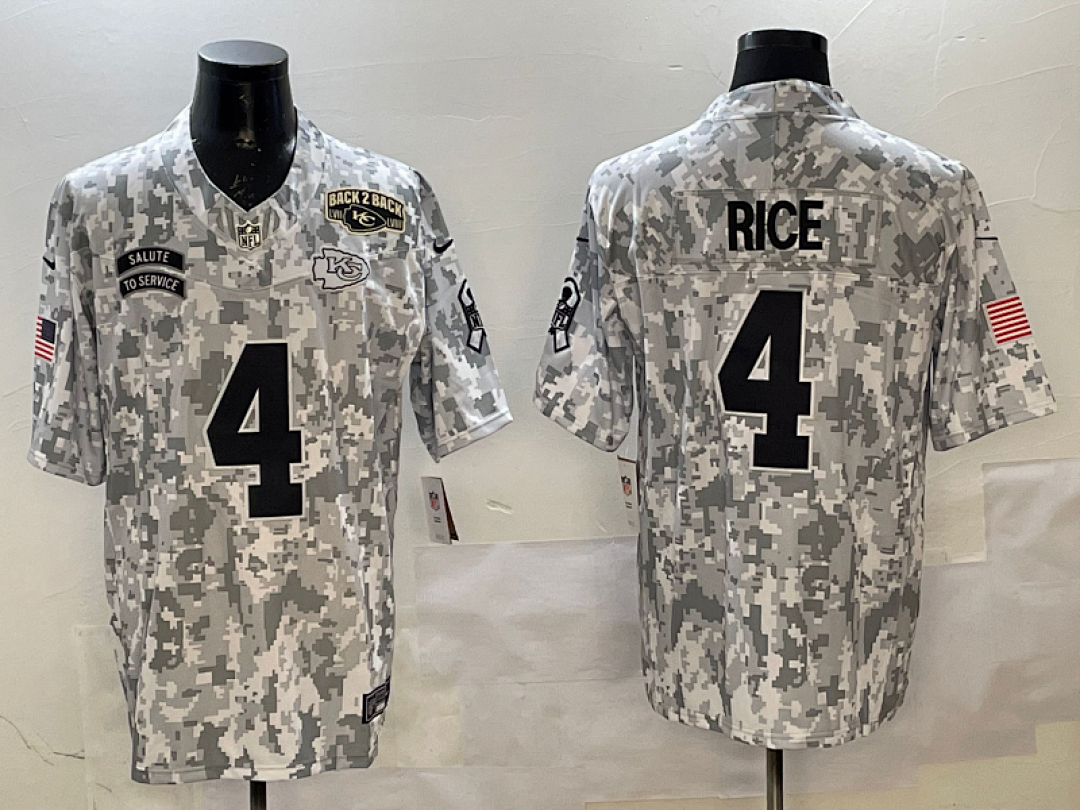 Kansas City Chiefs NFL Super Bowl #4 Jersey