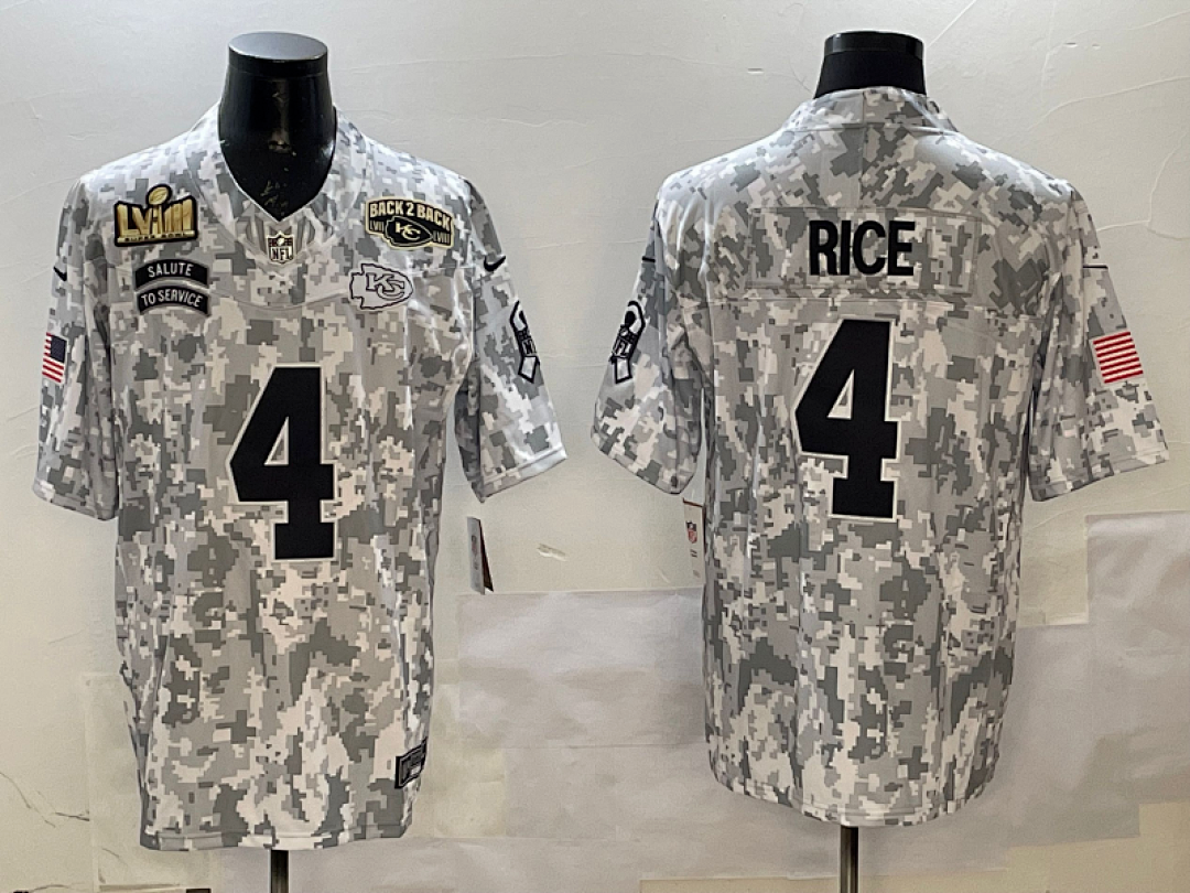 Kansas City Chiefs NFL Super Bowl #4 Jersey