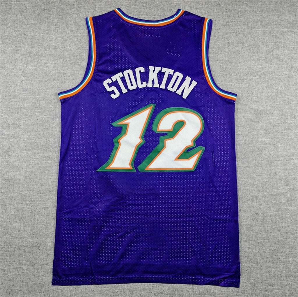 NBA retro version of the Utah Jazz #12 Stockton jersey
