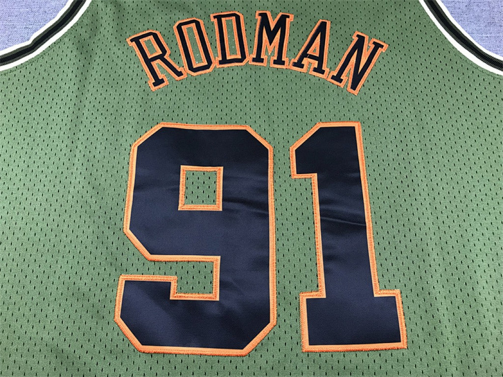 Chicago Rodman #91 NBA Retro Embroidered Jersey – Sizes S-XXXL